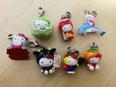 ご当地キティ　キーホルダー　ストラップ　地域限定　根付け　ファスナーマスコット