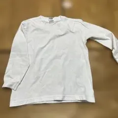 プロクラブ キッズ ユース Sサイズ 長袖Tシャツ ロンT ホワイト 無地