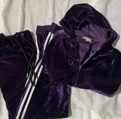 BLACK by Virgina セットアップ y2k ジャージ パーカー 冬服