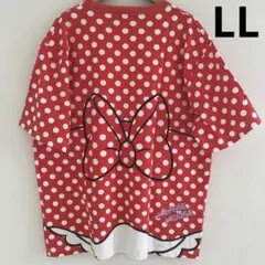 東京ディズニーリゾート ミニー Tシャツ ドット リボン なりきりLL 大きめ