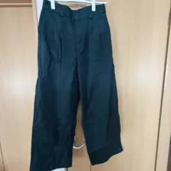 GU ワイドパンツ グリーン XLサイズ