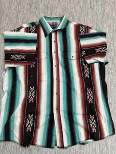 Wrangler ネイティブ柄 半袖シャツ マルチカラー