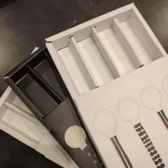 空き箱 マリメッコ 陶器スプーン 3箱 工作 材料 紙箱 marimekko