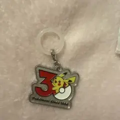 ポケモン 30周年 メタルチャームマスコット ピカチュウ