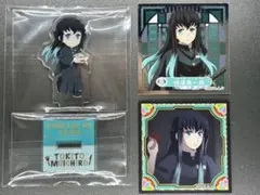 鬼滅の刃　ガスト　すかいらーく　2024 アクリルスタンド　シール烈伝4 無一郎