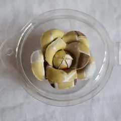 和柄 花ブローチ イエロー