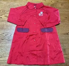 familiar 赤チェック柄コート（120センチ）　超美品✨