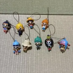 ワンピース ミニフィギュア ストラップ 9種セット