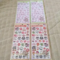 ボンボンドロップシール　BONBON DROP シール 4枚セット　和柄