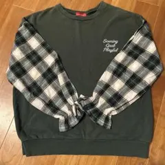 repipi armario ダークグリーン 長袖トレーナーL
