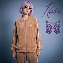 Needles 벨루어 트럭 재킷 설정 베이지