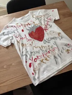 Printstar 半袖Tシャツ ホワイト イチゴ柄 XSのサムネイル