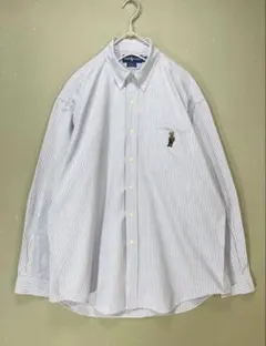 Ralph Lauren ストライプ ボタンダウンシャツ