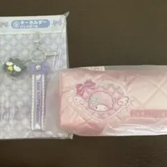 サンリオキャラクターズ　当たりくじ　マイメロ　 ポーチ　 ばつ丸　キーホルダー