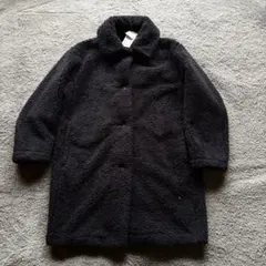 【新品未使用】ユニクロ　防風アウターフリースステンカラーコート　M