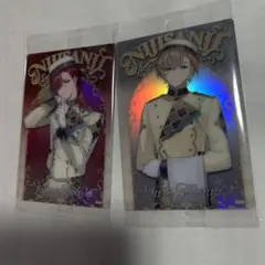 NIJISANJI ホログラムタレントウエハースカード 2枚セット