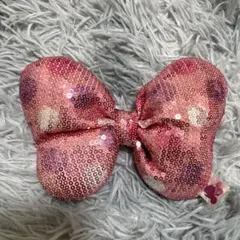 ディズニー ミニー スパンコール ヘアゴム スクバ