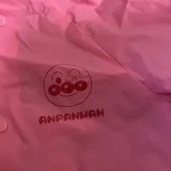 ベビーレインコート　カッパ　アンパンマン　ピンク色