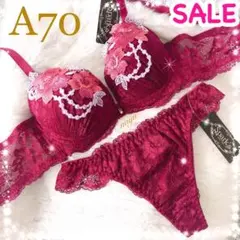 24時間以内発送❣️ワインレッドA70❤︎ジュエリーランジェ♥️ Tバック✨ワコール系