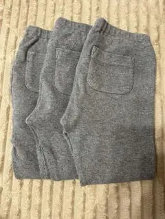 ユニクロ　リブレギンス10丈　3セット　100cm