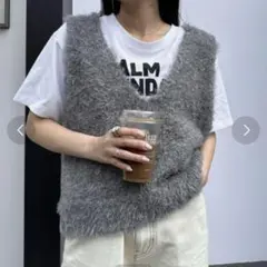 CIAOPANIC TYPY シャギー ベスト グレーのサムネイル