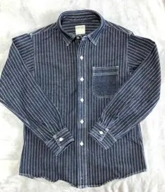 児島ジーンズ RNB-297 13oz. ウォバッシュ 長袖ワークシャツのサムネイル