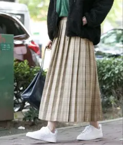 美品　 Sonny Label チェックプリーツスカート