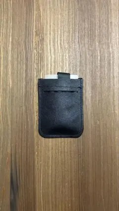 レザー調 カードケース ブラック