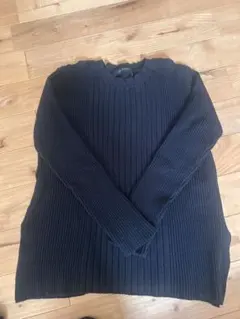 ナノユニバース　ニット　秋冬　ブラック