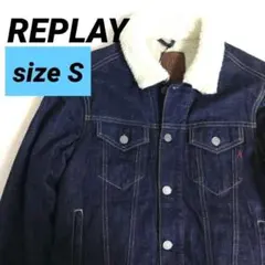 リプレイ [激レア極美品] ボア付きデニムジャケット サイズS