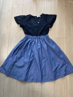 pom ponette junior 半袖ワンピース M150サイズのサムネイル
