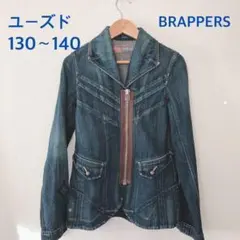 130 140 ユーズド  ブラッパーズ　デニム　ジャケット　上着　Gジャン