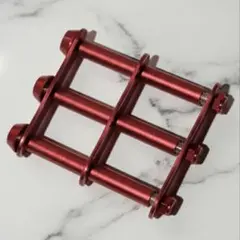 3連チェーン ブラック×レッド 腰道具 工具差し腰袋 ニックスベルト