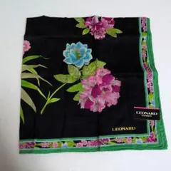LEONARD 花柄 ハンカチ 約53cm