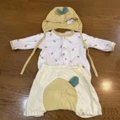 レモンなりきり ロンパース パンツ 帽子 セット 60〜70cm