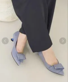 LE TALON 3.5cmポインテッド Lモチーフパンプスのサムネイル