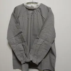 再値下げ　新品サマンサモスモス保温加工　襟レースブラウス　グレー