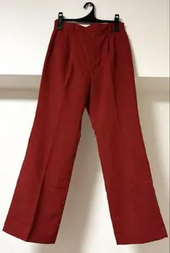 ローリーズファーム センタープレススラックス 薄手 Lサイズ