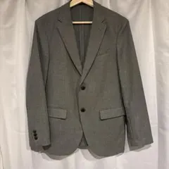ユニクロ　感動ジャケット　スリム　グレー　S スーツ