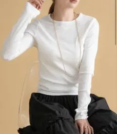 スラブベーシックロングスリーブTシャツ