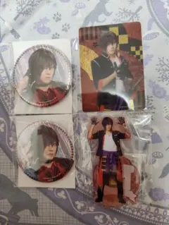 刀ミュ　大倶利伽羅　アクスタ　缶バッジ　カード　目出度歌誉花舞　十周年祝賀祭