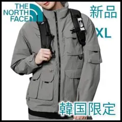 【新品】韓国ノースフェイス　マウンテンジャケット　XL クールグレイ