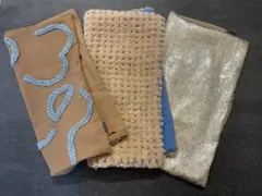 新品未使用Francfrancクッションカバー 3点セット 450x450mm