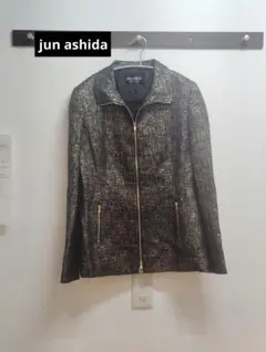 美品 jun ashida ツイード風ジャケットサイズ9 [FF]