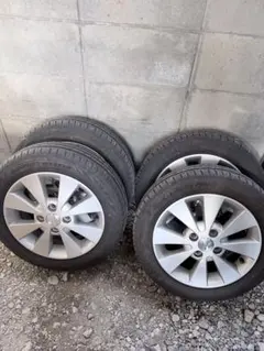 深溝 綺麗 165/65R14 トヨタ パッソ 純正ホイール 夏タイヤ4本 - メルカリ
