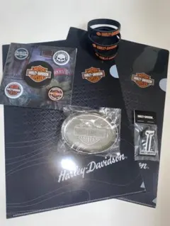 Harley-Davidson 5点セットトレイ キーホルダー クリアファイル - メルカリ