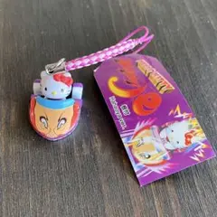 ご当地キティ　根付け　ストラップ　富士急ハイランド ドドンパ　母親ver.