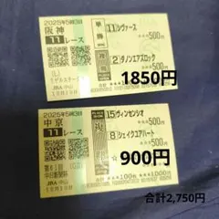 リゲルステークス シヴァース 記念馬券 おまけ付き