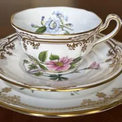 ドレスデン カールティーメ 薔薇 コバルト 窓絵 コレクション レア ③