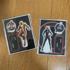 アイアンマン ブラックウィドウ アクリルスタンドセット